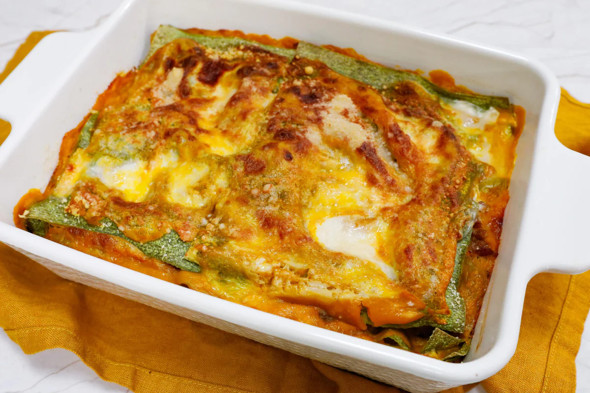 lasagna zucca e salsiccia casa pappagallo